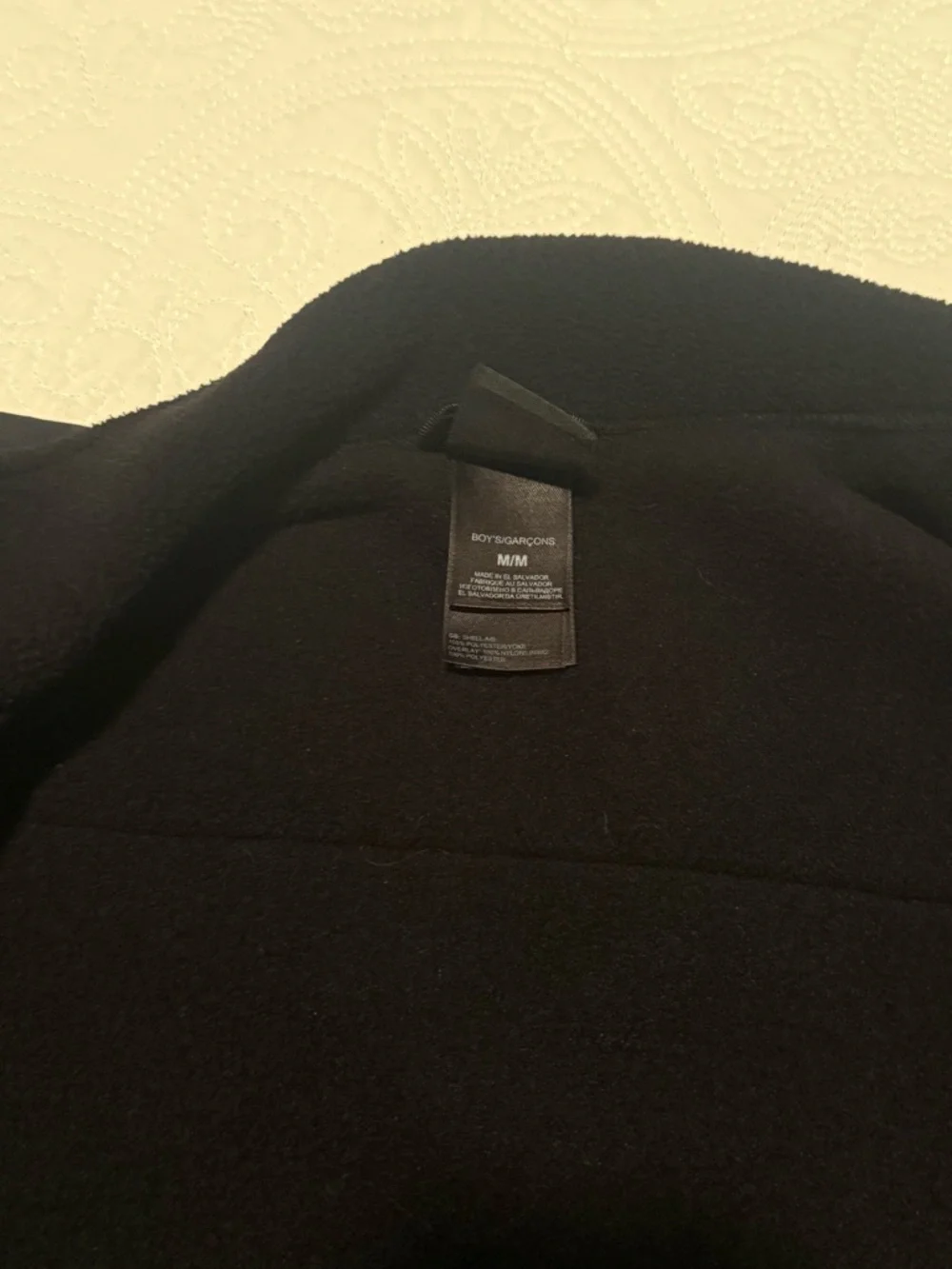 The‎ North Face Kids Black  Fleece Jacket M